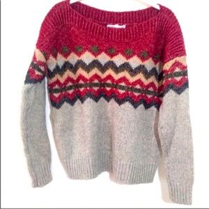 Victoria’s Secret Sweater VS Shirt Pockets Chunky Knit Top Small